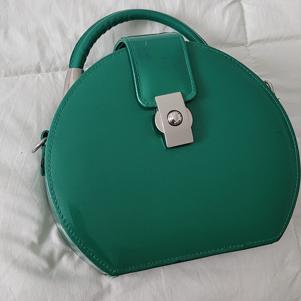 Green handbag
